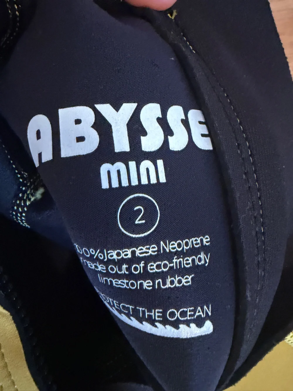 ABYSSE Mustard Toddler Springsuit size 2
